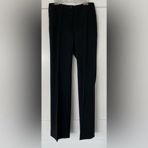 Ann Taylor Loft Black Straight Wide Leg Trousers-“Julie”Size 4. Sewn in Pockets